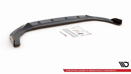Maxton Front Splitter + Flaps V.3 Volkswagen Golf 8 Gti - Gloss Black