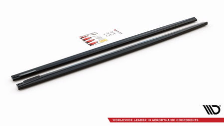 Maxton Side Skirts Diffusers V.2 Volkswagen Passat Cc - Gloss Black