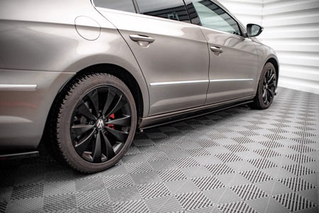 Maxton Side Skirts Diffusers V.2 Volkswagen Passat Cc - Gloss Black