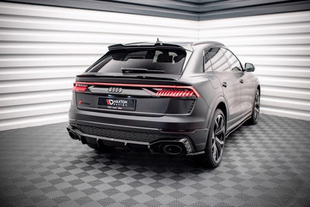 Maxton Rear Side Splitters V.2 Audi RSQ8 Mk1 - Gloss Black