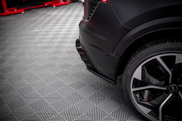 Maxton Rear Side Splitters V.2 Audi RSQ8 Mk1 - Gloss Black