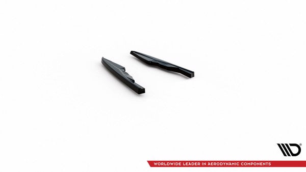 Maxton Rear Side Splitters V.2 Audi RSQ8 Mk1 - Gloss Black