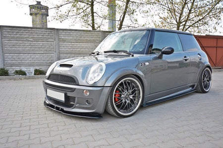 Maxton Front Splitter Mini R53 Cooper S Jcw - Gloss Black