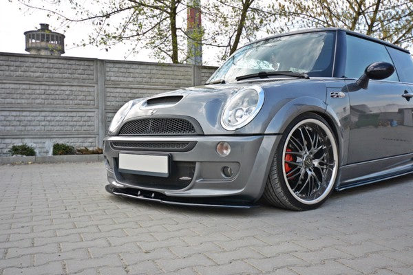 Maxton Front Splitter Mini R53 Cooper S Jcw - Gloss Black