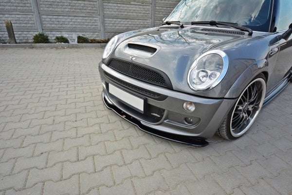 Maxton Front Splitter Mini R53 Cooper S Jcw - Gloss Black