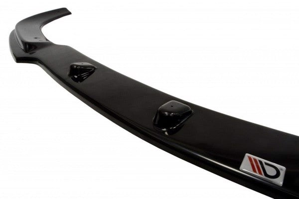 Maxton Front Splitter Mercedes Clk W209 Facelift Model For Standard Version - Gloss Black