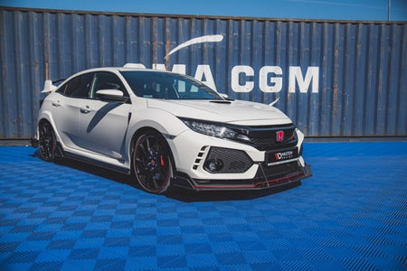 Maxton Racing Durability Front Splitter Honda Civic X Type-R - Black