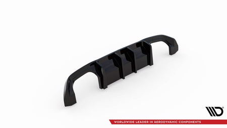 Maxton Rear Valance BMW M2 F87 - Gloss Black