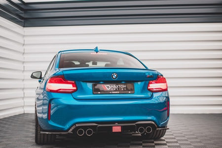 Maxton Rear Valance BMW M2 F87 - Gloss Black