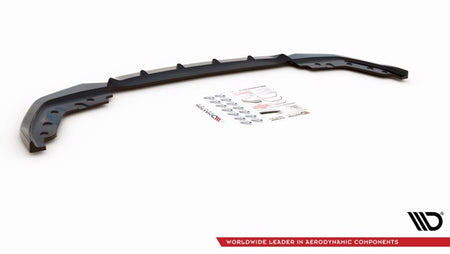 Maxton Front Splitter V.5 BMW 3 G20 / G21 M-Pack - Gloss Black