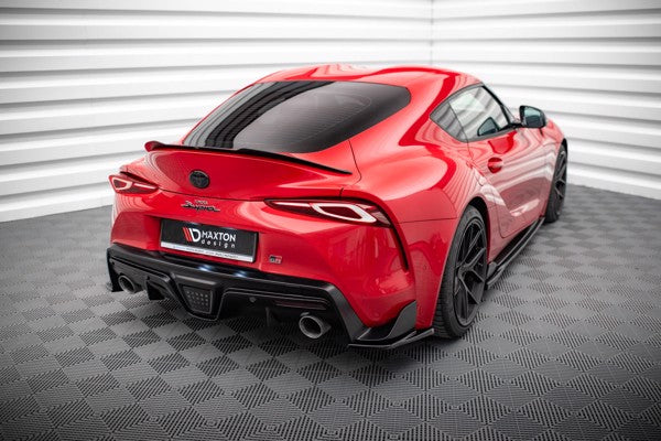 Maxton Rear Side Splitters V.3 Toyota Supra Mk5 - Gloss Black