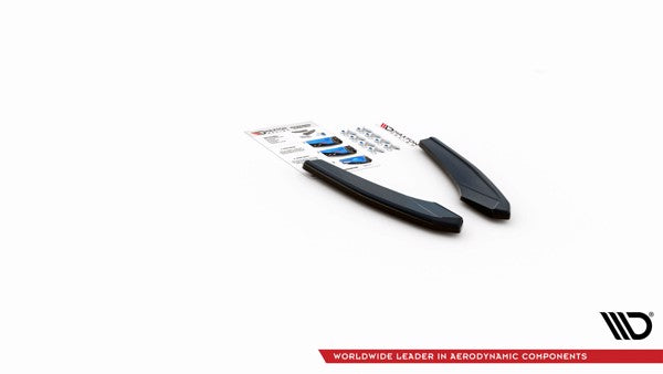 Maxton Rear Side Splitters Audi S3 Sedan 8Y - Gloss Black