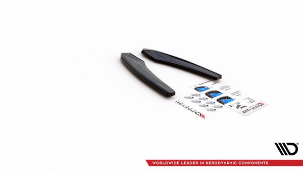 Maxton Rear Side Splitters Audi S3 Sedan 8Y - Gloss Black