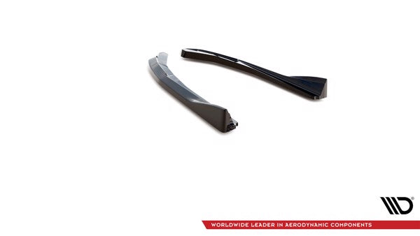Maxton Rear Side Splitters V.2 BMW 4 Gran Coupe M-Pack G26 - Gloss Black