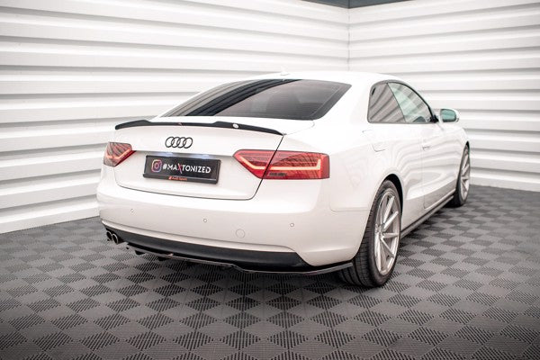 Maxton Spoiler Cap V.2 Audi A5 / A5 S-Line / S5 Coupe 8T - Gloss Black