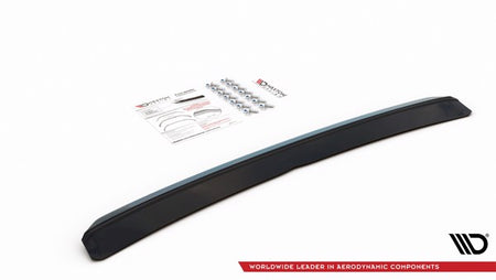 Maxton Front Splitter V.4 VW Polo Gti Mk6 - Gloss Black