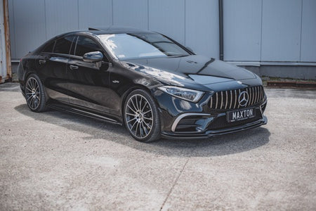 Maxton Front Splitter V.1 Mercedes-Benz Cls Amg-Line C257 - Gloss Black