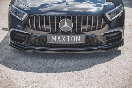 Maxton Front Splitter V.1 Mercedes-Benz Cls Amg-Line C257 - Gloss Black