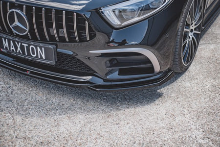 Maxton Front Splitter V.1 Mercedes-Benz Cls Amg-Line C257 - Gloss Black
