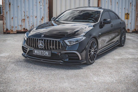 Maxton Front Splitter V.1 Mercedes-Benz Cls Amg-Line C257 - Gloss Black