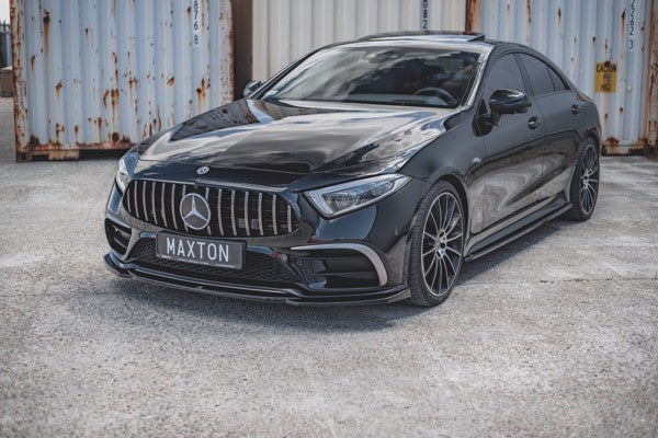 Maxton Front Splitter V.1 Mercedes-Benz Cls Amg-Line C257 - Gloss Black