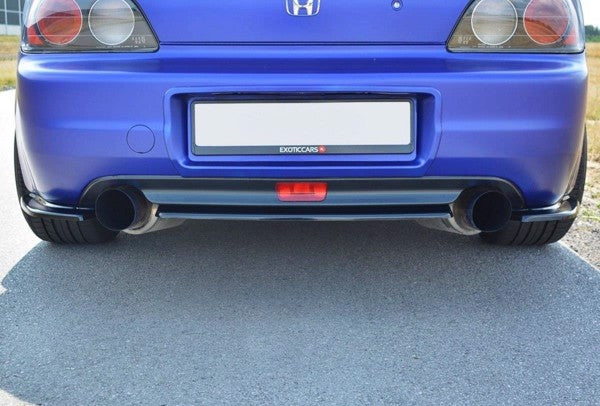Maxton Rear Side Splitters Honda S2000 - Gloss Black