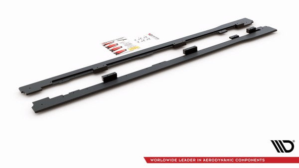 Maxton Racing Durability Side Skirts Diffusers Volkswagen Golf Gti Mk6 - Black