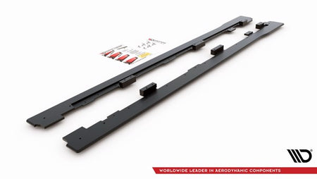 Maxton Racing Durability Side Skirts Diffusers Volkswagen Golf Gti Mk6 - Black
