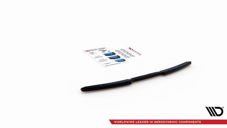 Maxton Central Rear Splitter For BMW 6 Gt G32 M-Pack - Gloss Black