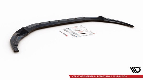 Maxton Front Splitter V.2 Audi S3 / A3 S-Line 8Y - Gloss Black