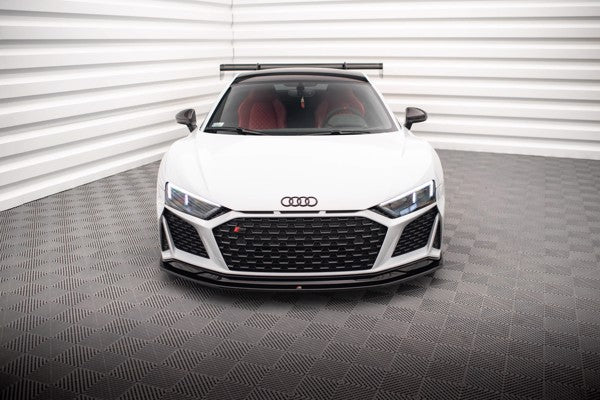 Maxton Front Splitter V.2 Audi R8 Mk2 Facelift - Gloss Black