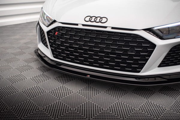 Maxton Front Splitter V.2 Audi R8 Mk2 Facelift - Gloss Black