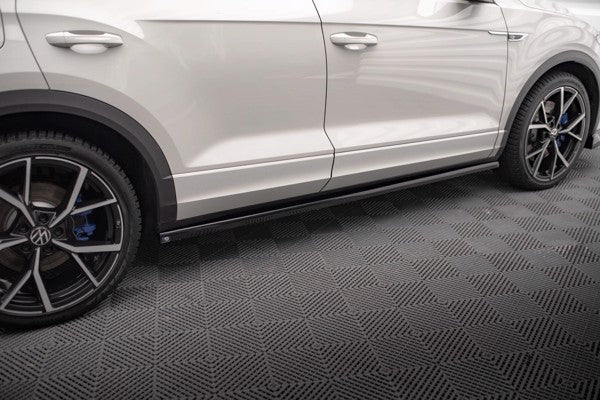 Maxton Side Skirts Diffusers Volkswagen T-Roc R Mk1 Facelift - Gloss Black