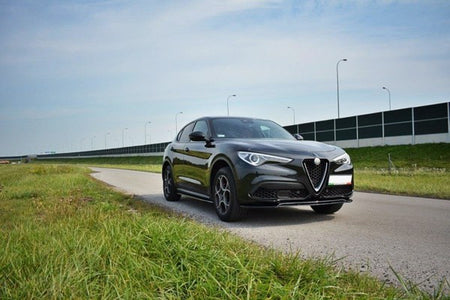 Maxton Side Skirts Diffusers Alfa Romeo Stelvio - Gloss Black