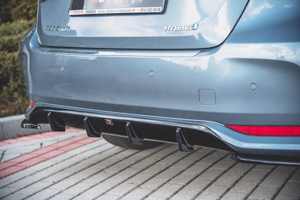 Maxton Rear Valance Toyota Corolla Xii Sedan - Gloss Black