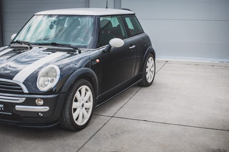 Maxton Side Skirts Diffusers Mini Cooper / One R50 - Gloss Black