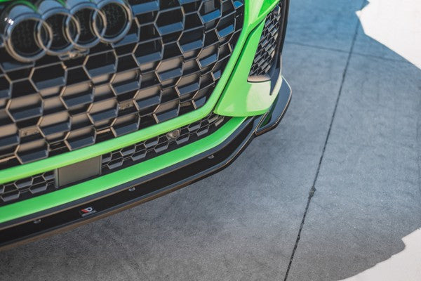 Maxton Front Splitter V.2 Audi RSq3 F3 - Gloss Black