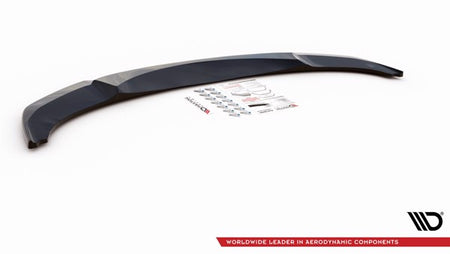 Maxton Front Splitter V.4 For BMW 5 F10/F11 M-Pack - Gloss Black