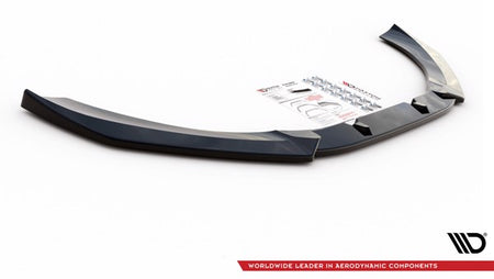 Maxton Front Splitter V.4 Audi RS6 C7 - Gloss Black