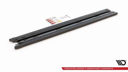 Maxton Side Skirts Diffusers Peugeot 2008 Mk2 - Gloss Black