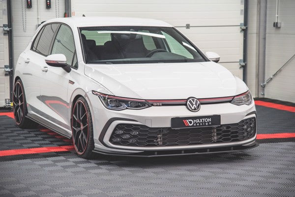 Maxton Racing Durability Front Splitter Volkswagen Golf 8 Gti - Black