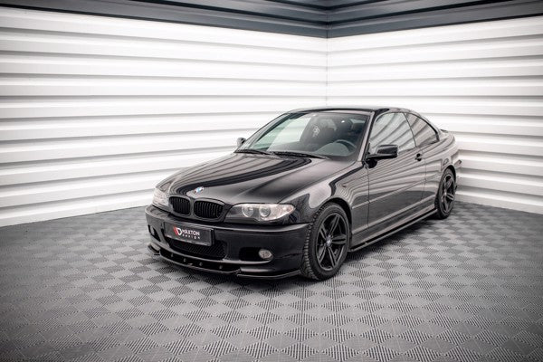 Maxton Side Skirts Diffusers V.2 BMW 3 Coupe M-Pack E46 - Gloss Black