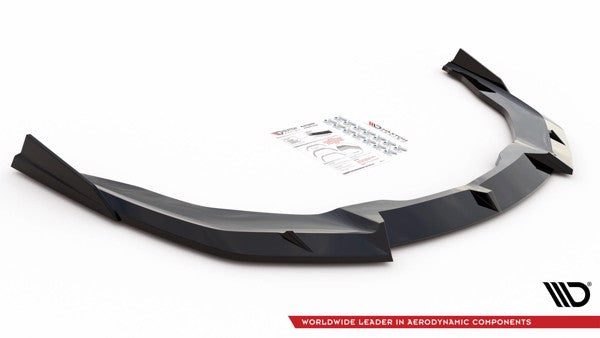 Maxton Front Splitter Lamborghini Huracan Evo - Gloss Black