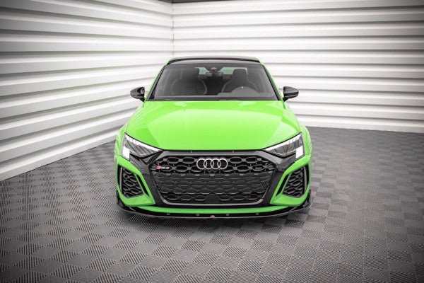 Maxton Front Splitter V.2 Audi RS3 8Y - Gloss Black