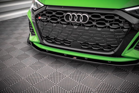 Maxton Front Splitter V.2 Audi RS3 8Y - Gloss Black