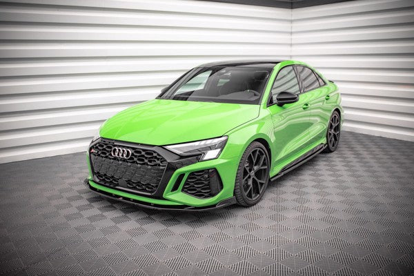Maxton Front Splitter V.2 Audi RS3 8Y - Gloss Black