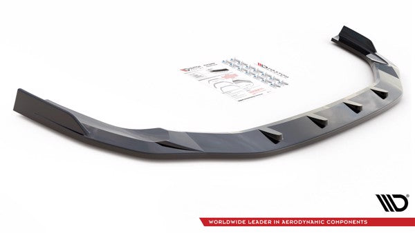 Maxton Front Splitter V.2 Audi RS3 8Y - Gloss Black