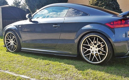 Maxton Side Skirts Diffusers Audi TT S / TT S-Line 8J  - Gloss Black