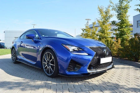 Maxton Front Splitter V.1 Lexus Rc F - Gloss Black