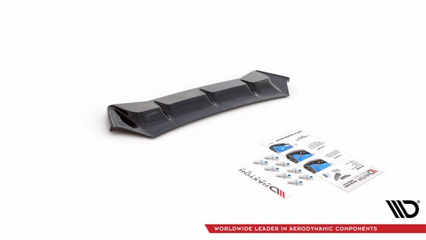 Maxton Central Rear Splitter BMW M5 F90 - Gloss Black